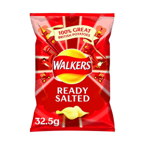 Walkers Ready Saltd Crsp 32.5g Pk32
