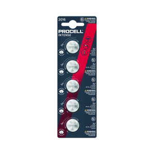 Procell CR2016 Lithium Coin Bat Pk5