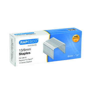 Rapesco No 13/6 Mtl 6 Staples Pk5000