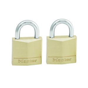 Master Lock 30mm Brass Padlock Pk2