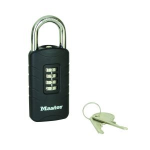 Master Lock Comb Padl + Override Key