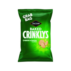 Jacobs Crinklys Cheese/Onion 45g P30
