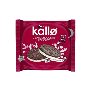 Kallo Dark Choc Rice Cake 33g Pk30