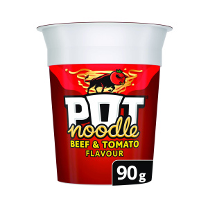Pot Noodle Beef/Tomato 90g Pk12