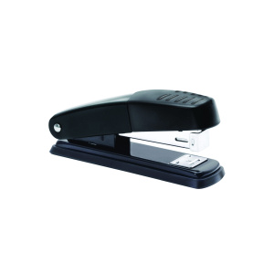 Stapler Half Strip Metal Black