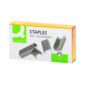 Q-Connect 24/6mm Staples Pack 1000