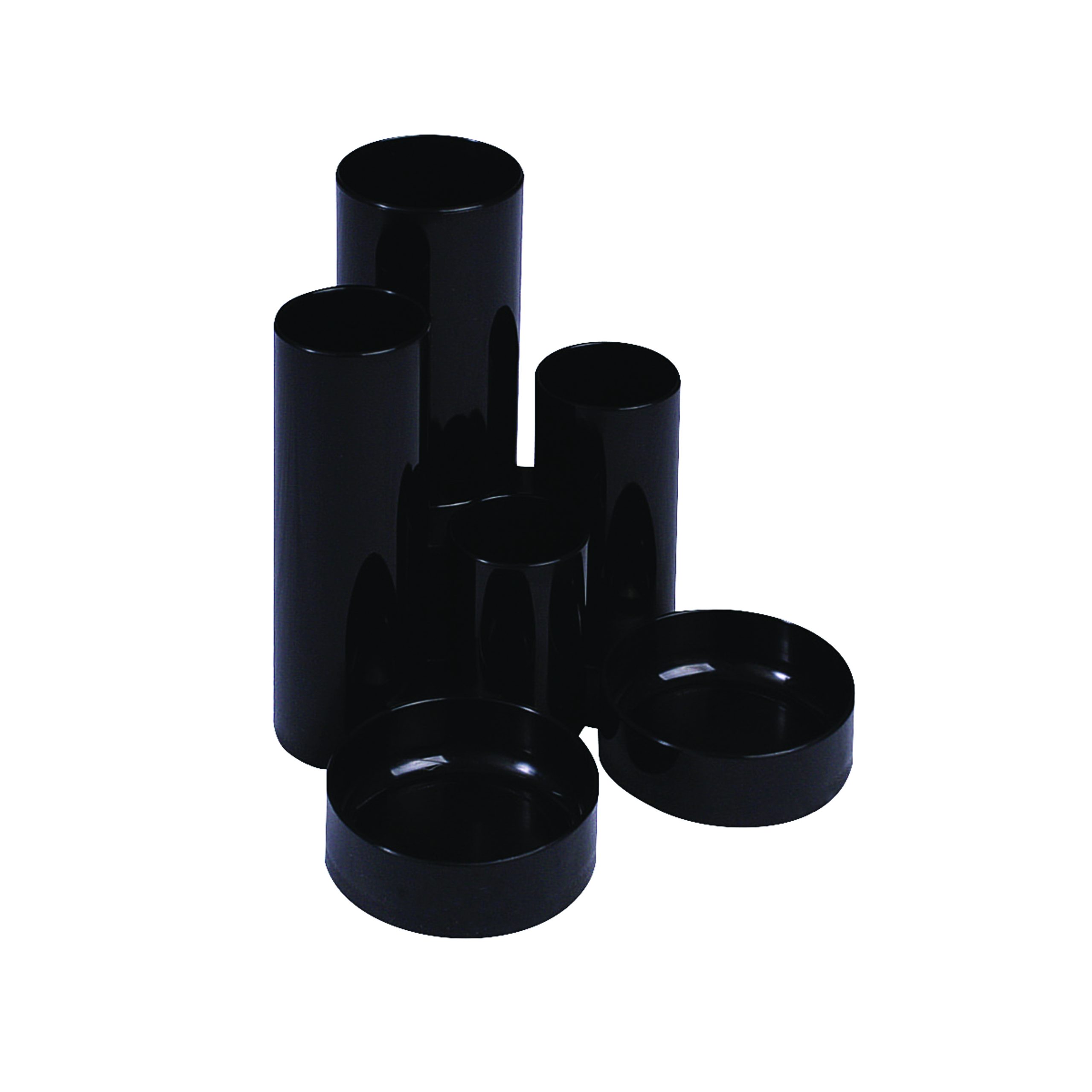 Q-Connect Tube Desk Tidy Black